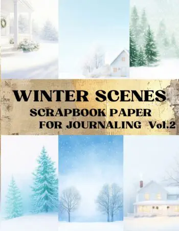 Winter Scenes Scrapbook Paper Vol.2