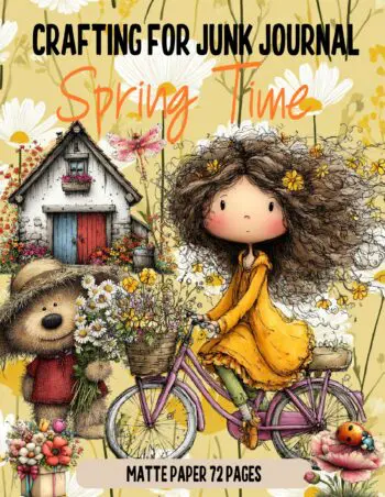 Crafting for Junk Journals Spring Time Ephemera Book