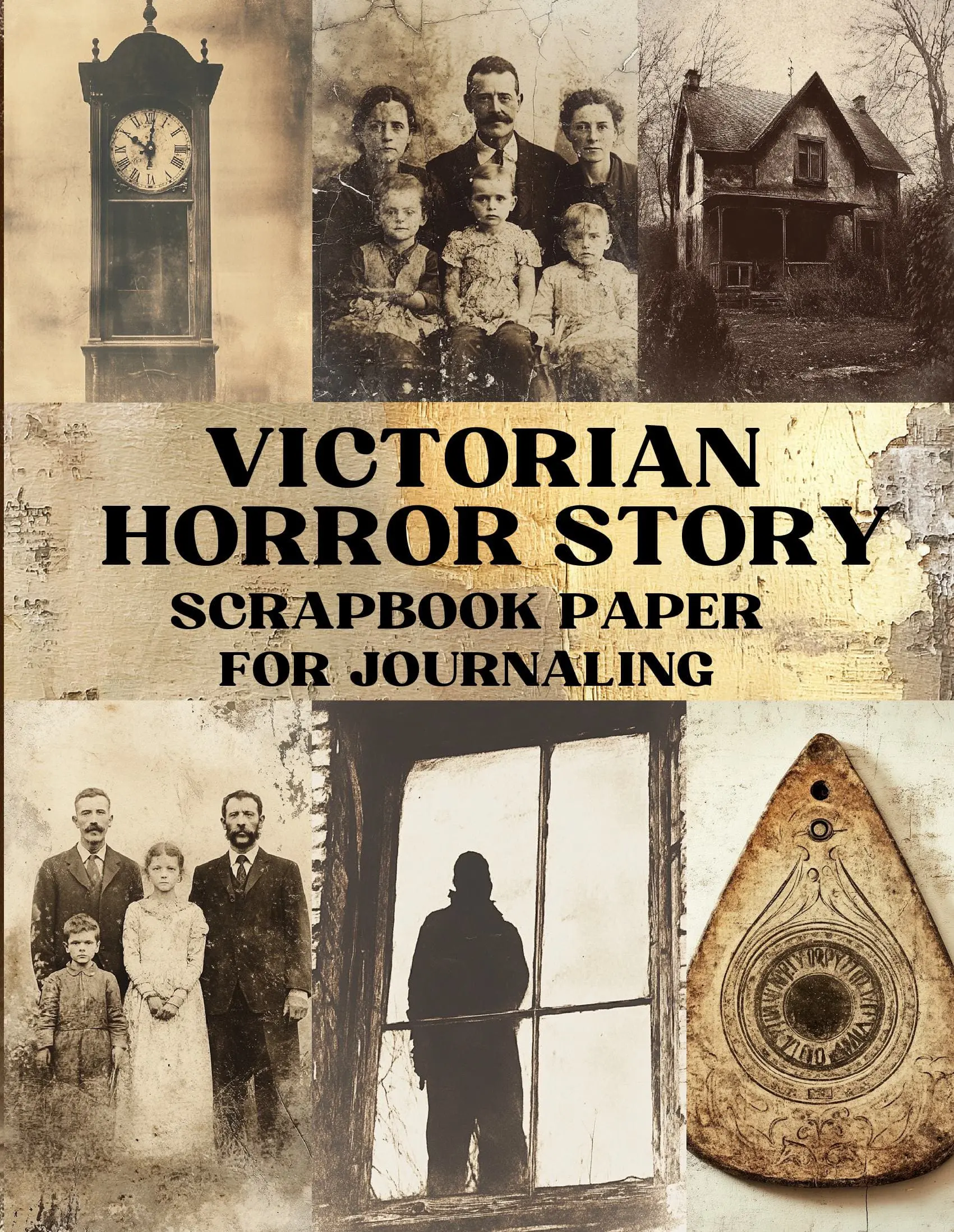 Victorian Horror Story Scrapbook Paper