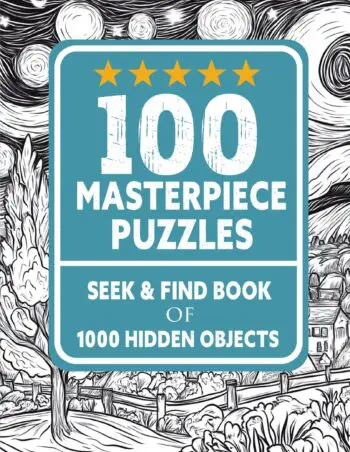100 Masterpiece Puzzles Seek and Find Book
