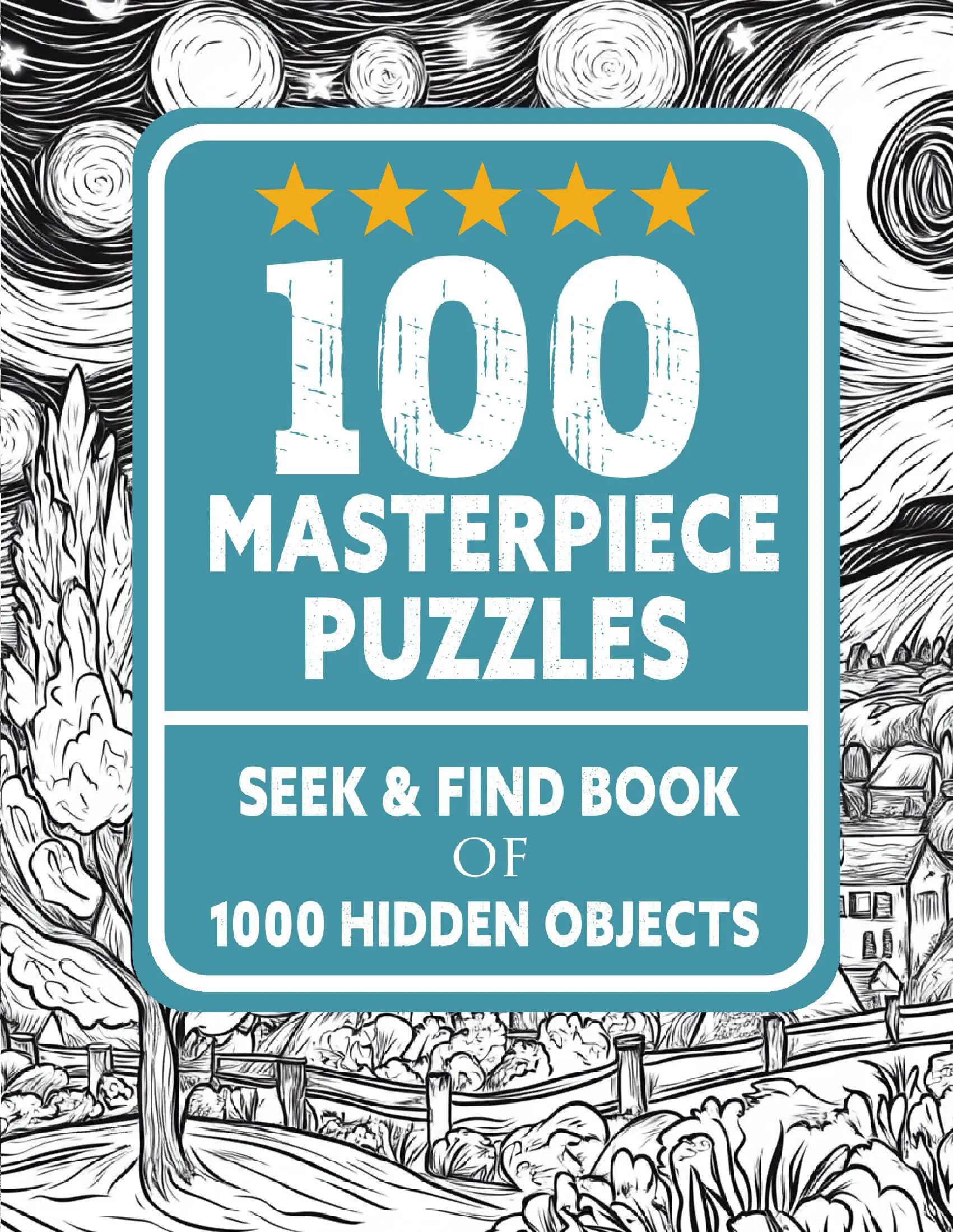 100 Masterpiece Puzzles Seek and Find Book