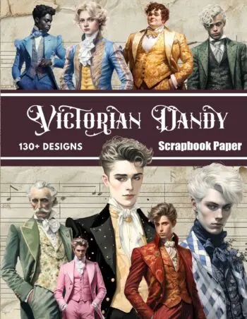 Victorian Dandy Scrapbook Paper