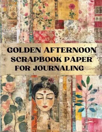 Golden Afternoon Scrapbook Paper
