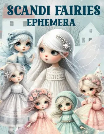 Scandi Fairies Ephemera Book