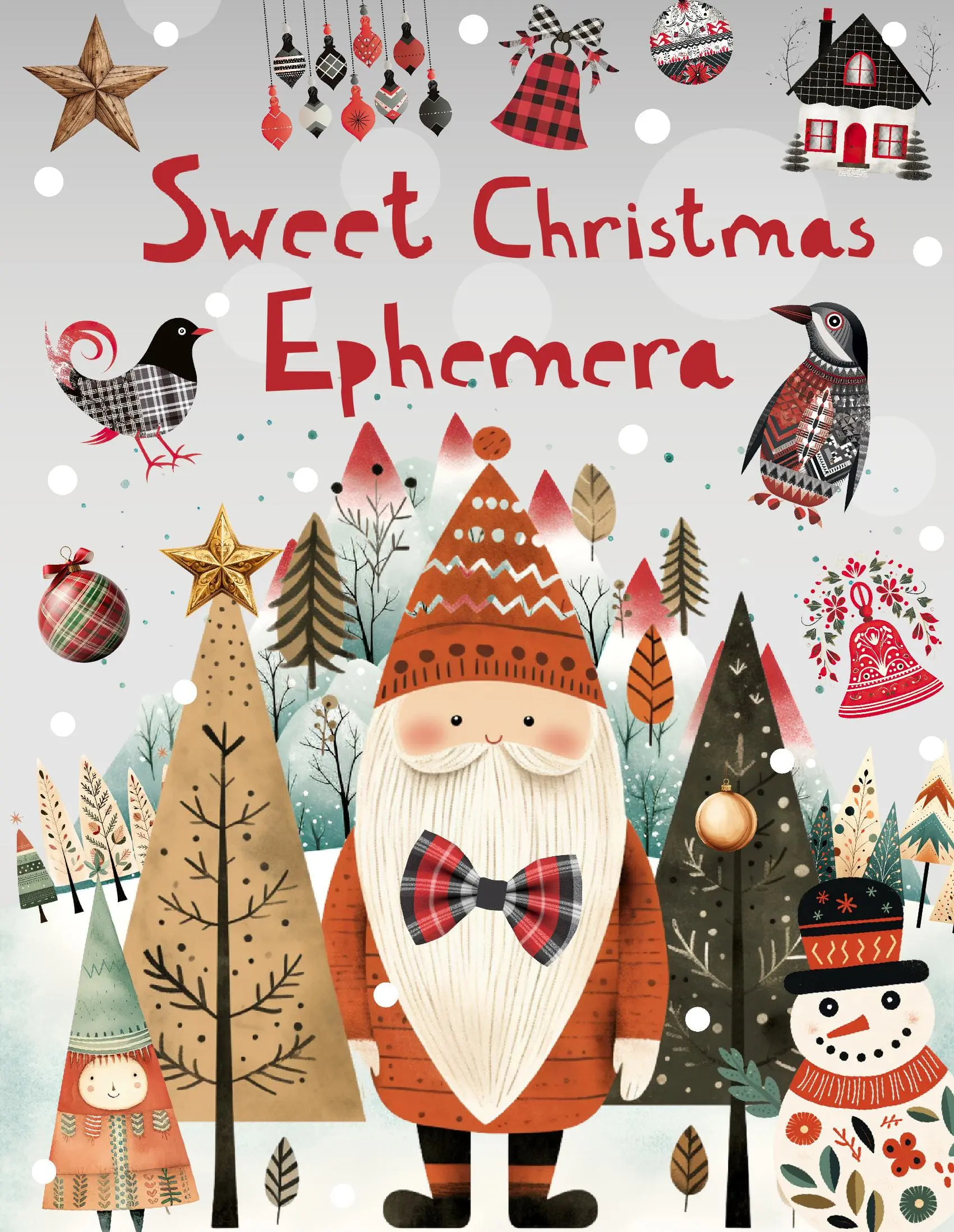 Sweet Christmas Ephemera Book