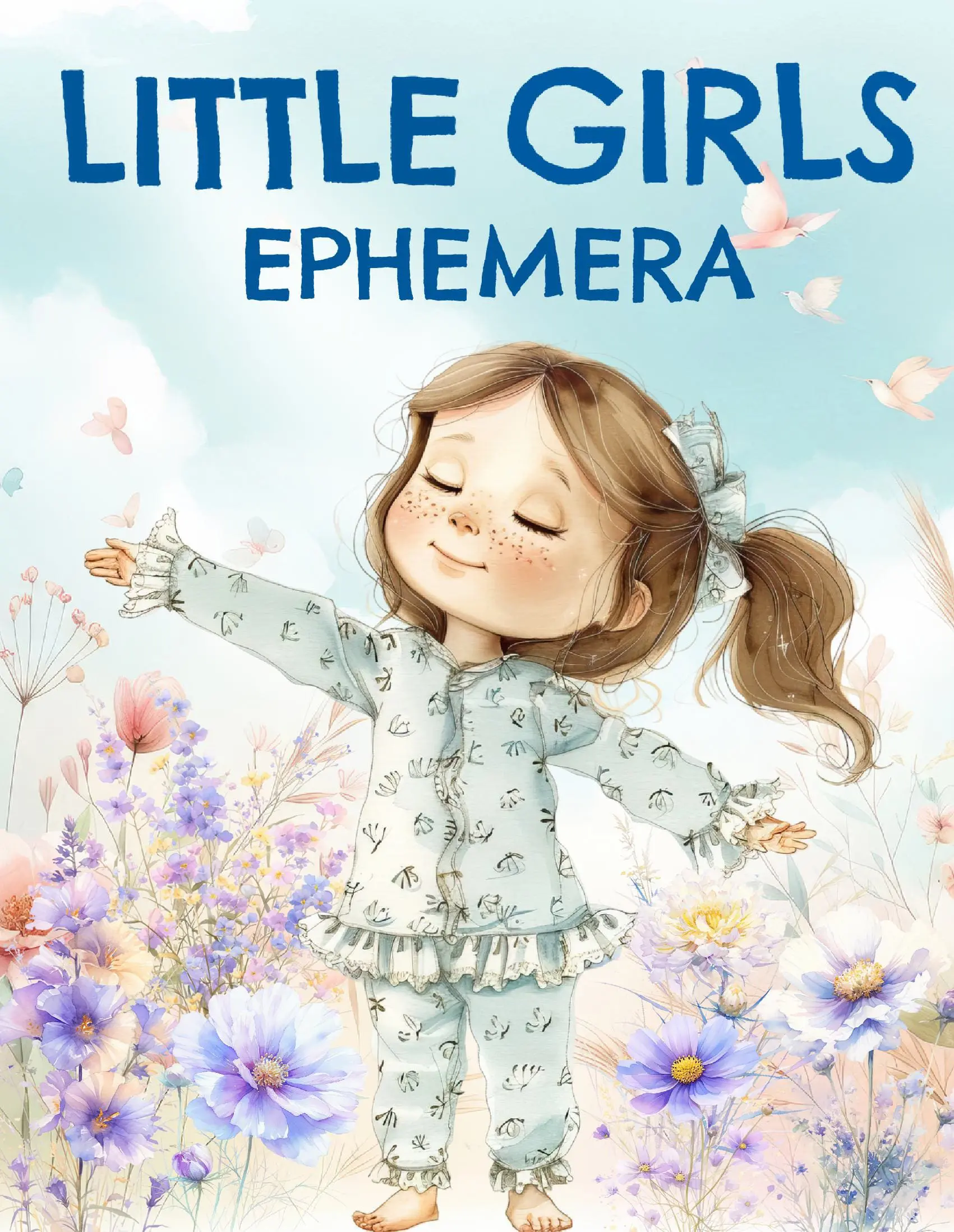 Little Girls Ephemera Book