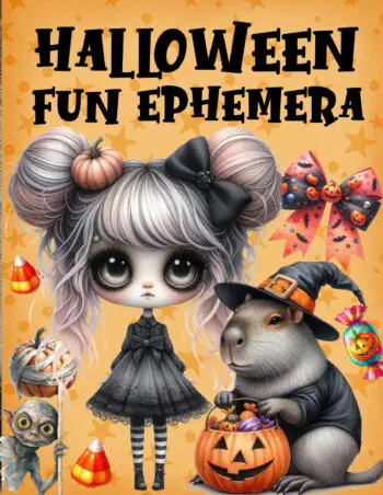 Halloween Fun Ephemera Book