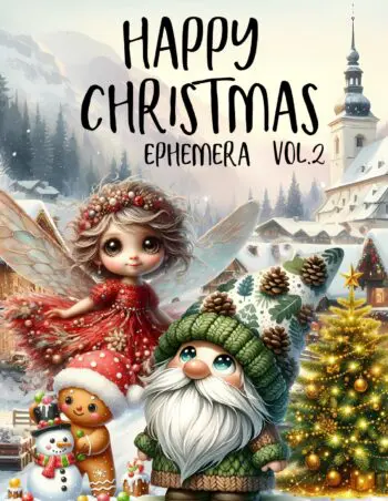 Happy Christmas Ephemera Book Vol.2