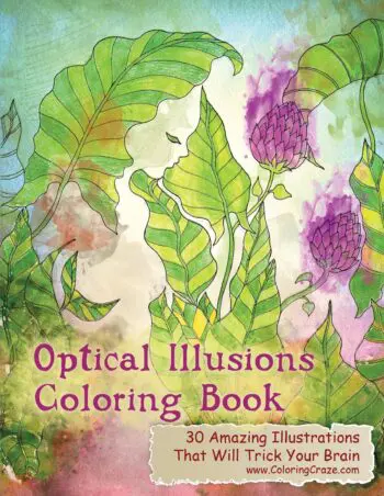 Optical Illusions Coloring Book