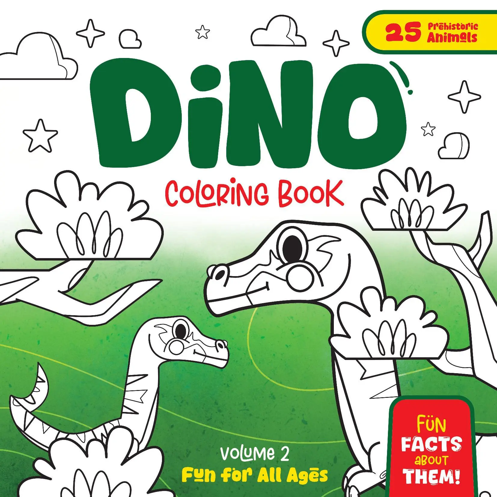 Dino Coloring Book – Volume 2