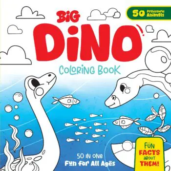 Big Dino Coloring Book – 50 in One