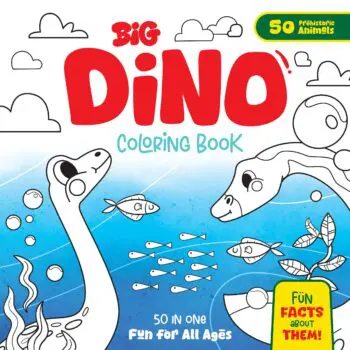 Big Dino Coloring Book - 50 in One
