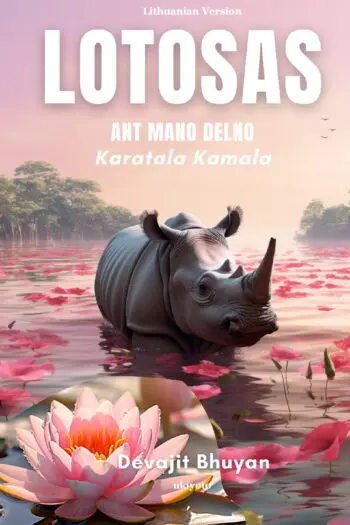 Lotosas ant mano delno