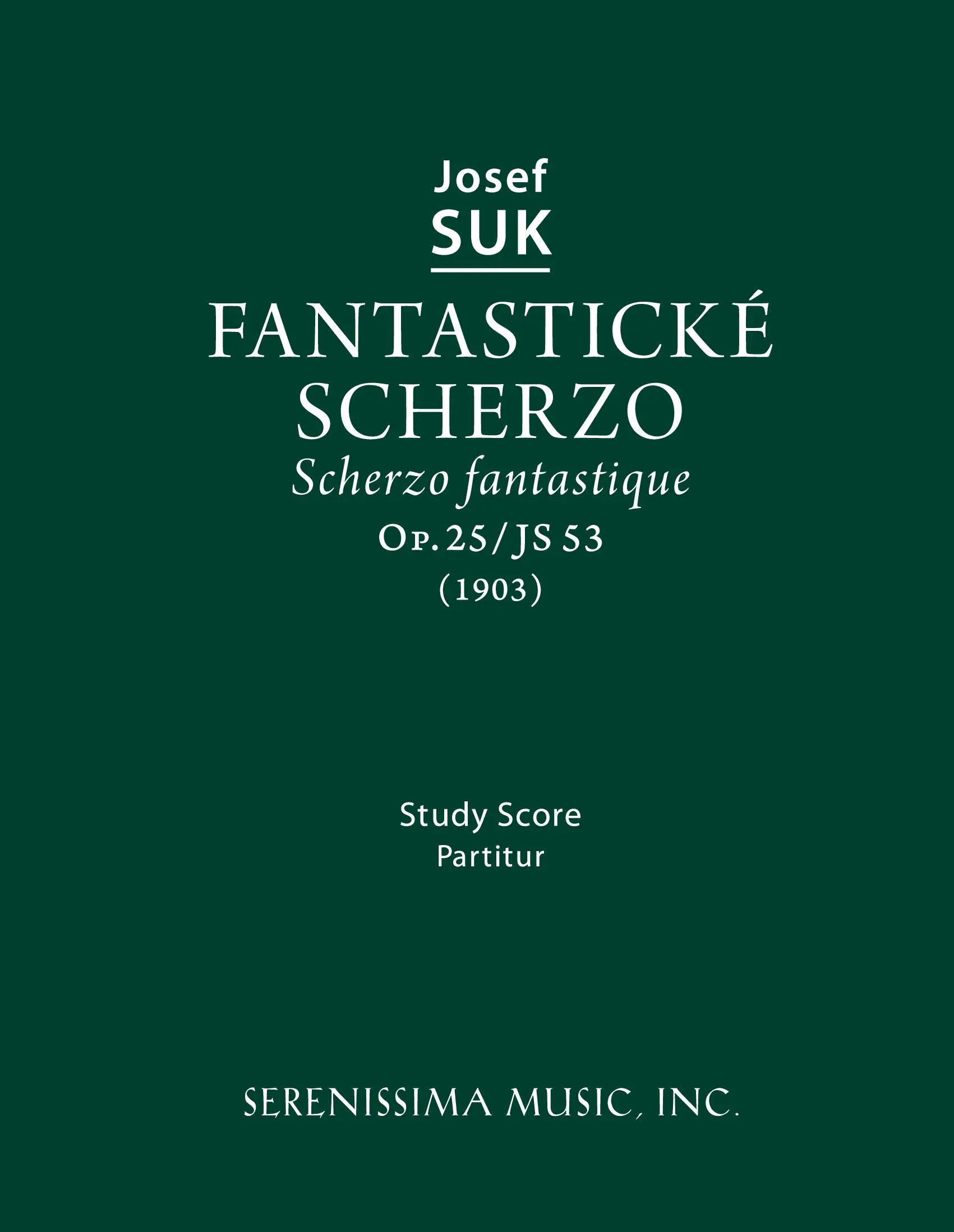 Fantasticke Scherzo, Op.25