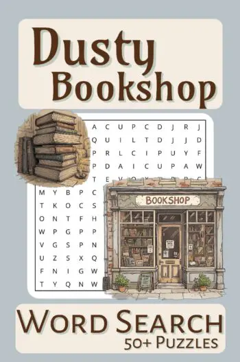Dusty Bookshop Word Search