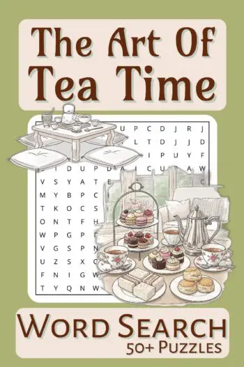The Art of Tea Time Word Search