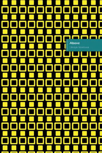 Above Lifestyle Journal, 180 Write-in Pages (90 shts), Wide-ruled Dotted Lines, Spiral Bound, Lay-flat Design
