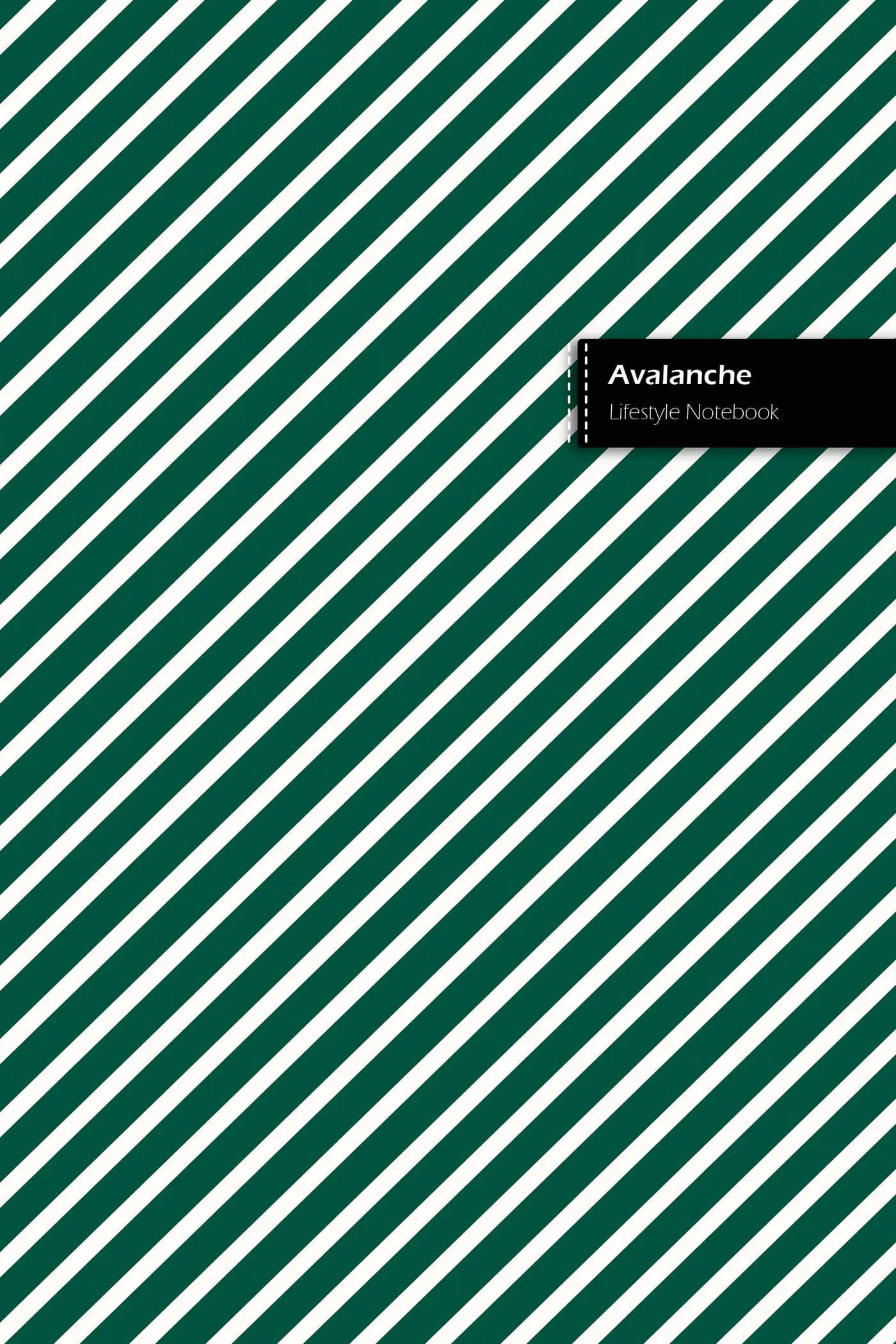 Avalanche Lifestyle Journal, 180 Write-in Pages (90 shts), Wide-ruled Dotted Lines, Spiral Bound, Lay-flat Design (Book 2)