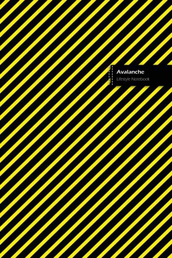 Avalanche Lifestyle Journal, 180 Write-in Pages (90 shts), Wide-ruled Dotted Lines, Spiral Bound, Lay-flat Design (Book 1)