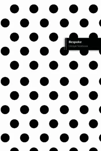 Bespoke Lifestyle Journal, 180 Write-in Pages (90 shts), Wide-ruled Dotted Lines, Spiral Bound, Lay-flat Design (Book 1)