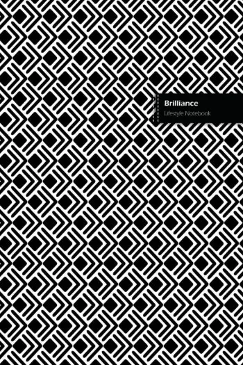 Brilliance Lifestyle Notebook, 180 Pages (90 shts), Spiral Bound, Lay-flat Design, Write-in Journal (Book 1)