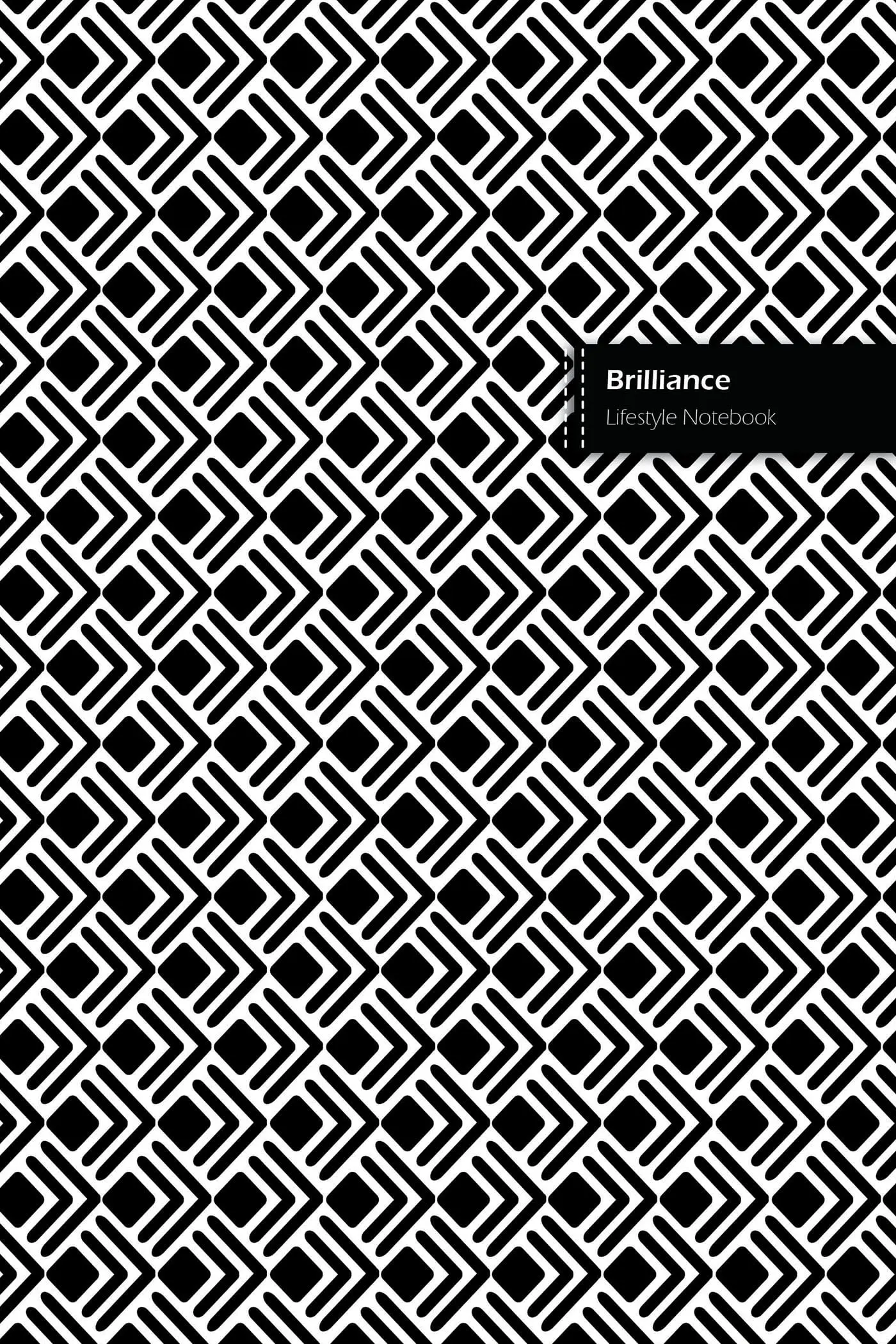 Brilliance Lifestyle Notebook, 180 Pages (90 shts), Spiral Bound, Lay-flat Design, Write-in Journal (Book 1)