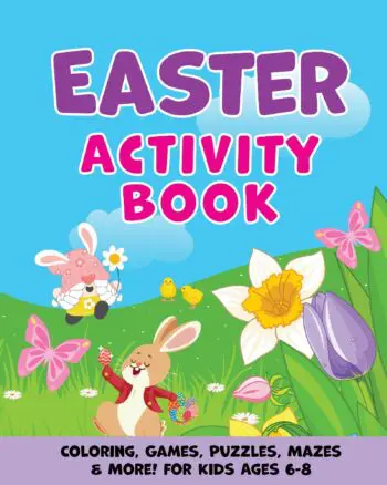 Easter Activity Book for Kids Ages 6-8