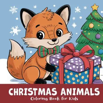 Christmas Animals Coloring Book