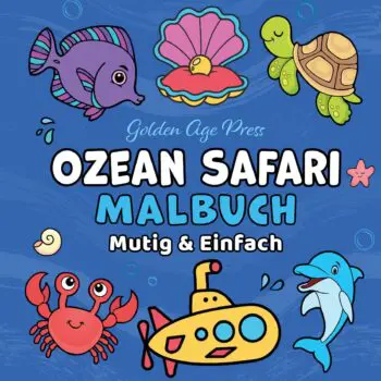 Ozean Safari Mutig & Einfach Malbuch