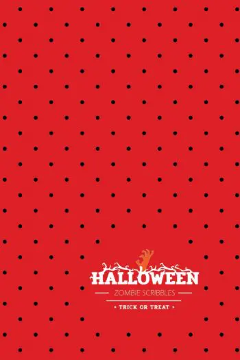 Happy Halloween Lifestyle Notebook, Wide Ruled, 180 Pages (90 Shts), Dotted Lines, Write-in Journal, US Trade (6 x 9 In) (Book 8)