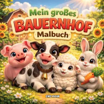 Mein großes Bauernhof-Malbuch