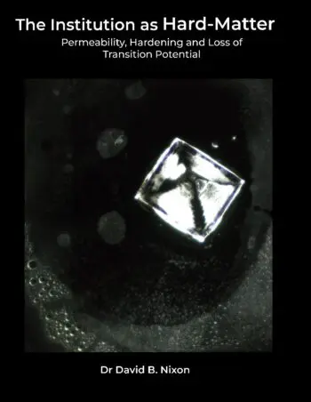 The Institution as Hard-Matter: Permeability, Hardening and Loss of Transition Potential (US Letter Hardcover Edition)