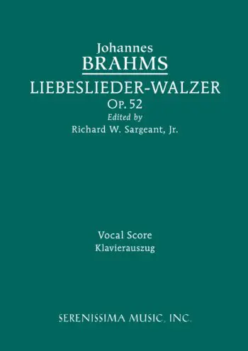Liebeslieder-Walzer, Op.52 (Sargeant)
