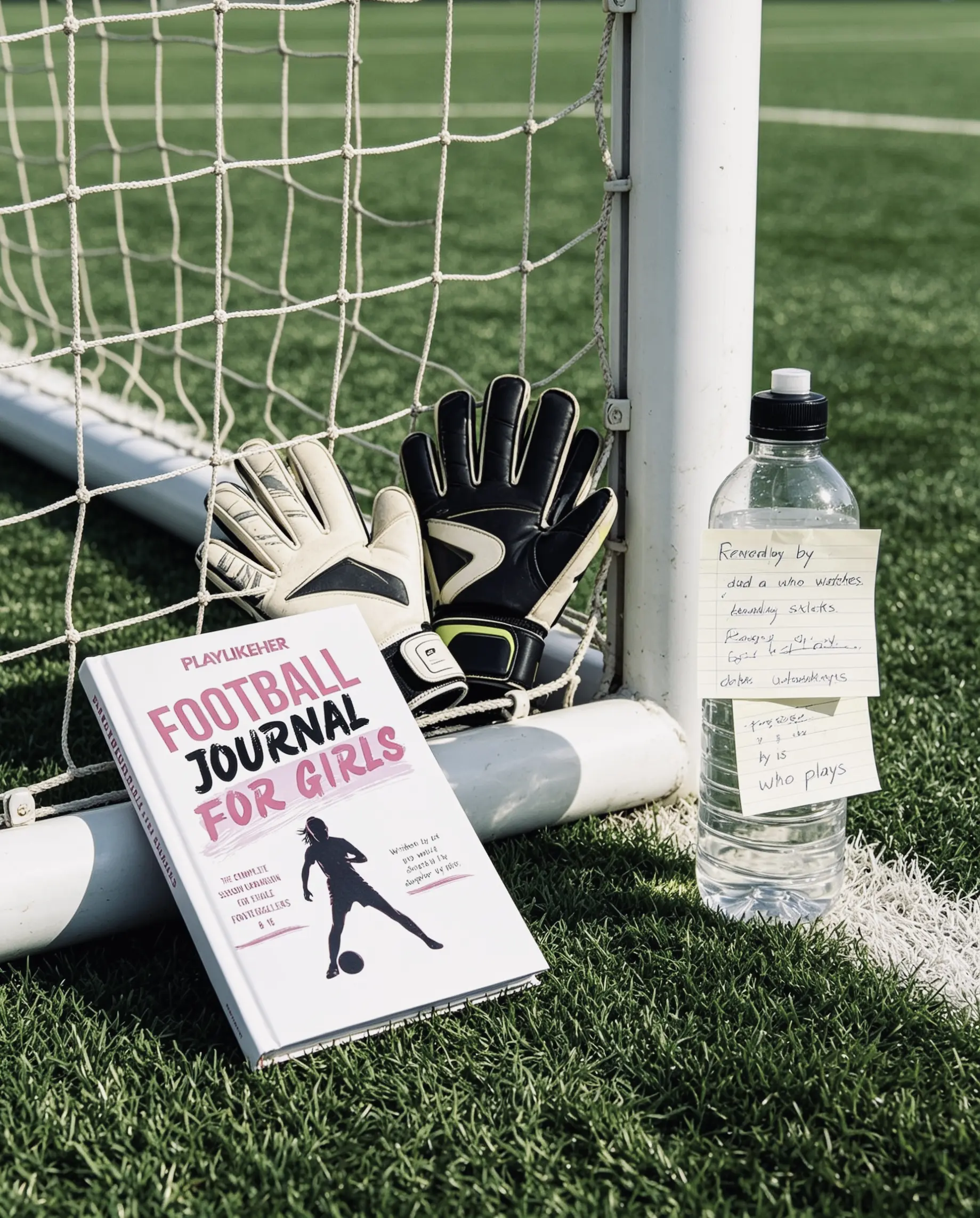 PLAYLIKEHER Football Journal for Girls Hardback Version