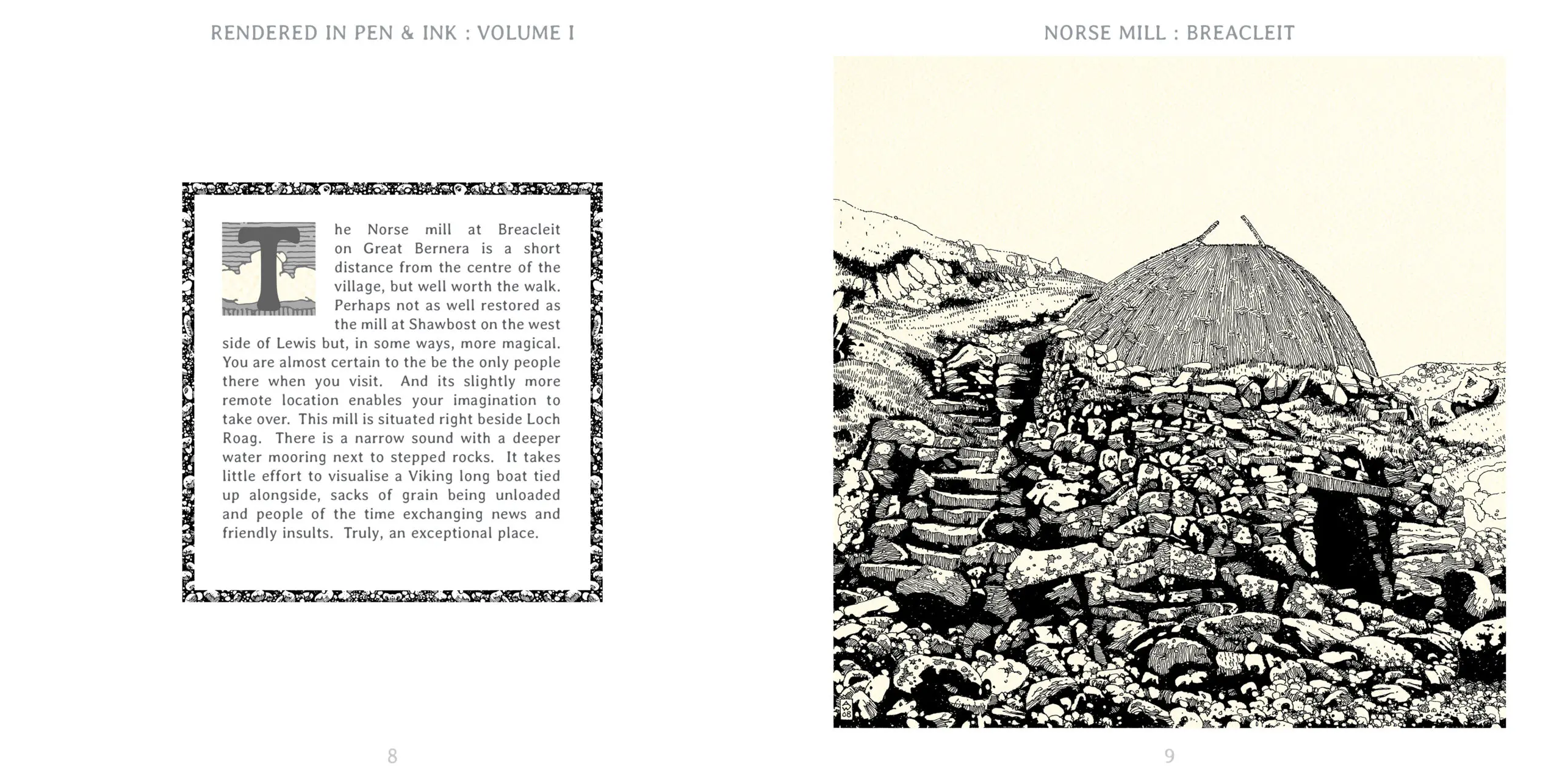 RENDERED IN PEN & INK VOLUME I CB