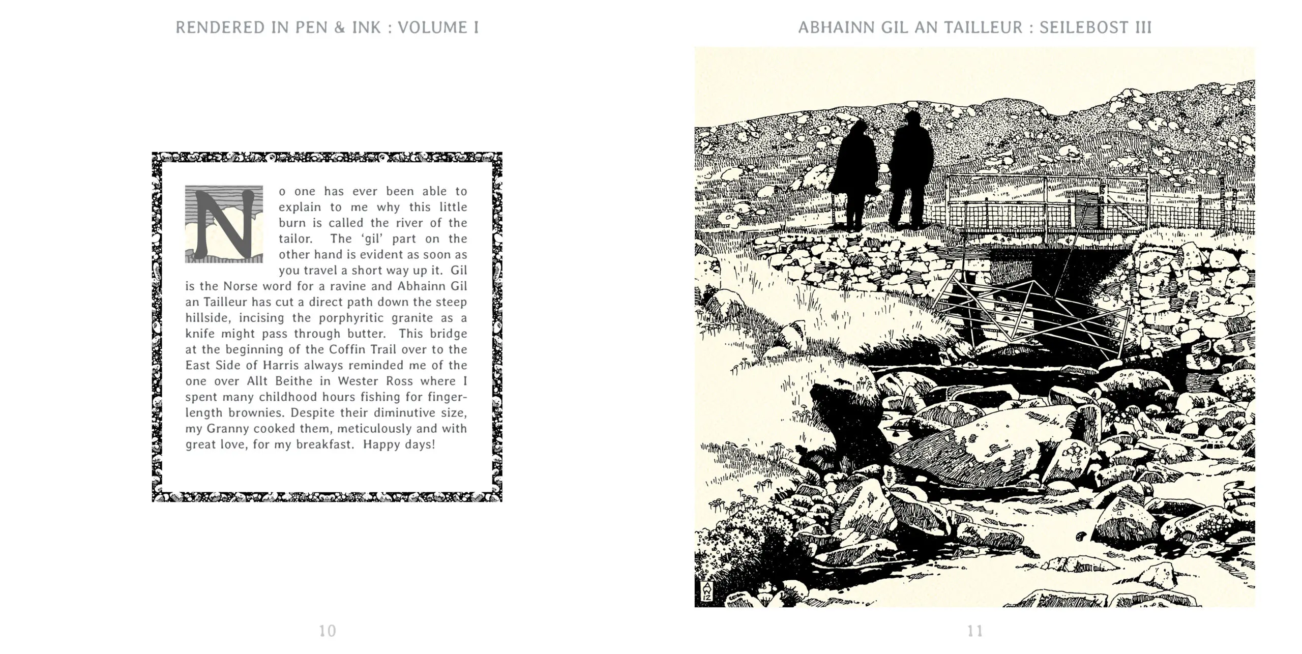 RENDERED IN PEN & INK VOLUME I CB