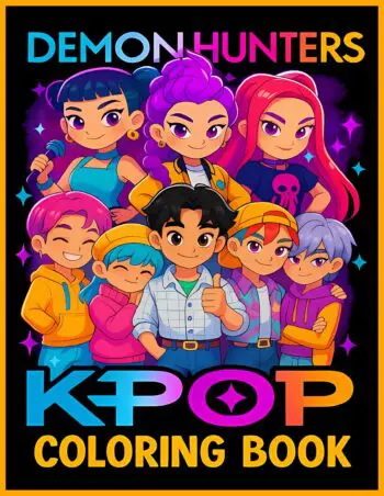 K-Pop Demon Hunters Coloring Book