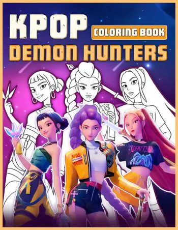 KPop Demon Hunters Coloring Book