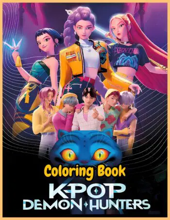 K-Pop Demon Hunters Coloring Book
