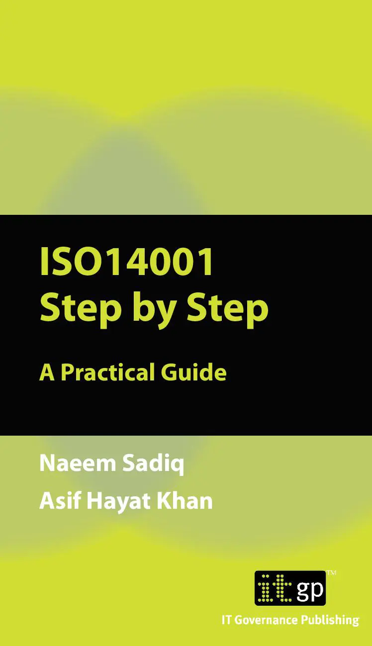 ISO14001 Step by Step: A Practical Guide