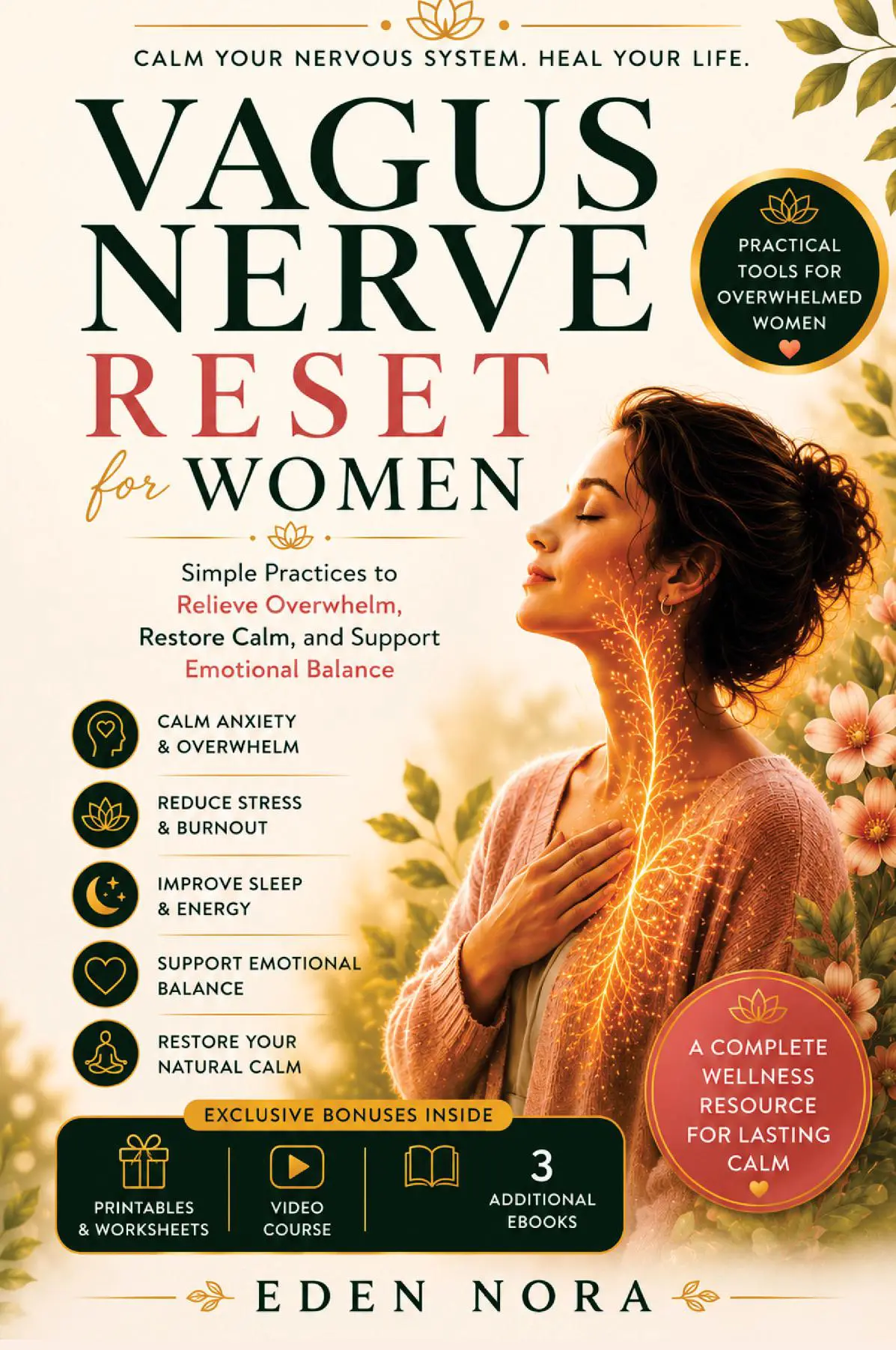 Vagus Nerve Reset for Women: Simple Practices to Relieve Overwhelm, Restore Calm, and Support Emotional Balance