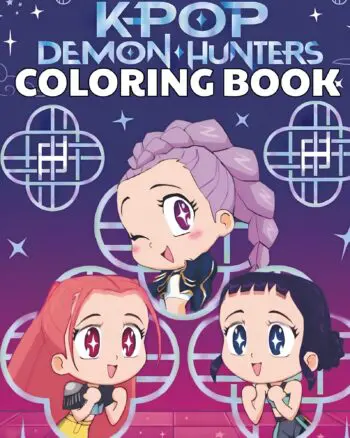 KPop Demon Hunters Coloring Book