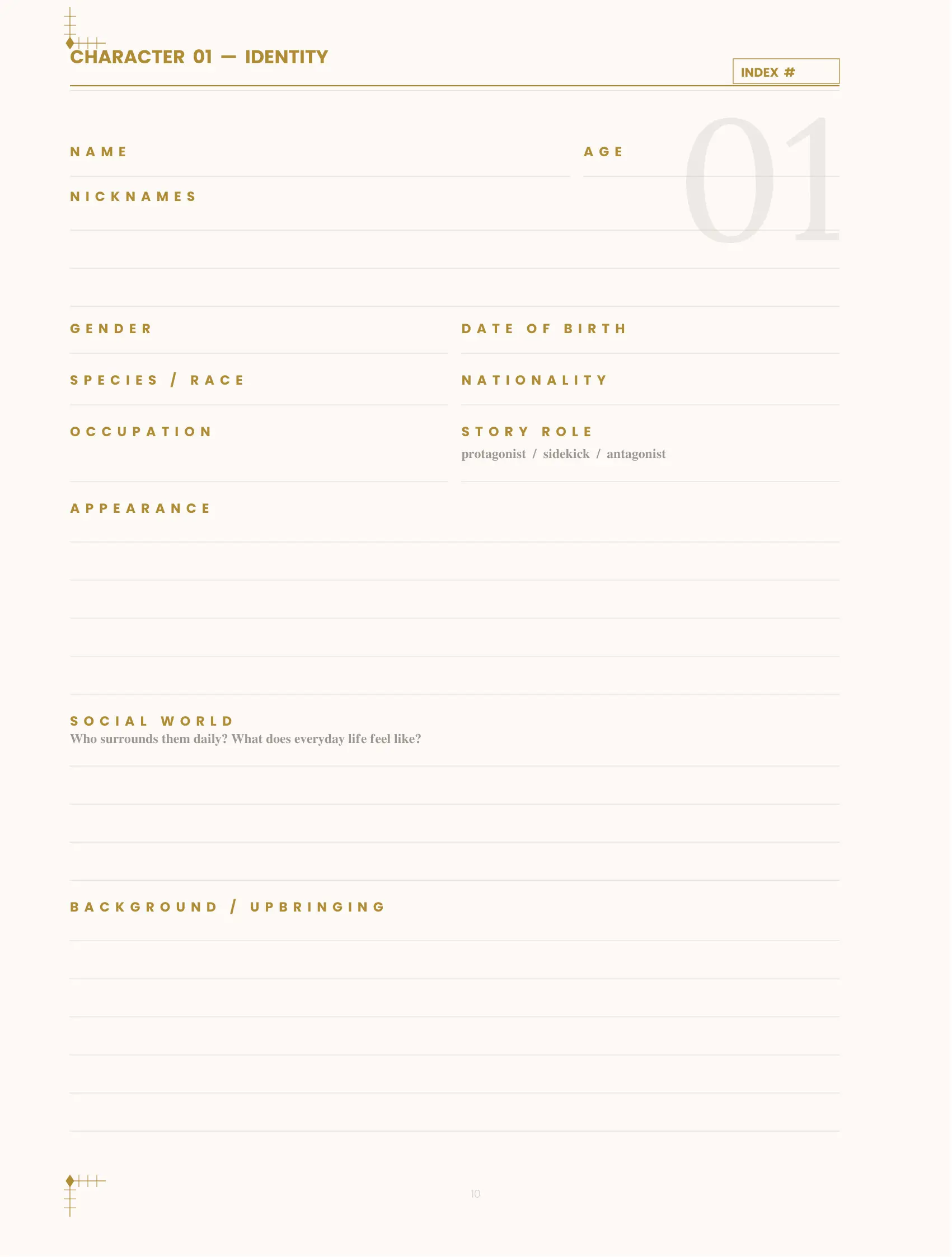 Narrativity | Soul: Character Journal (Basic Edition)