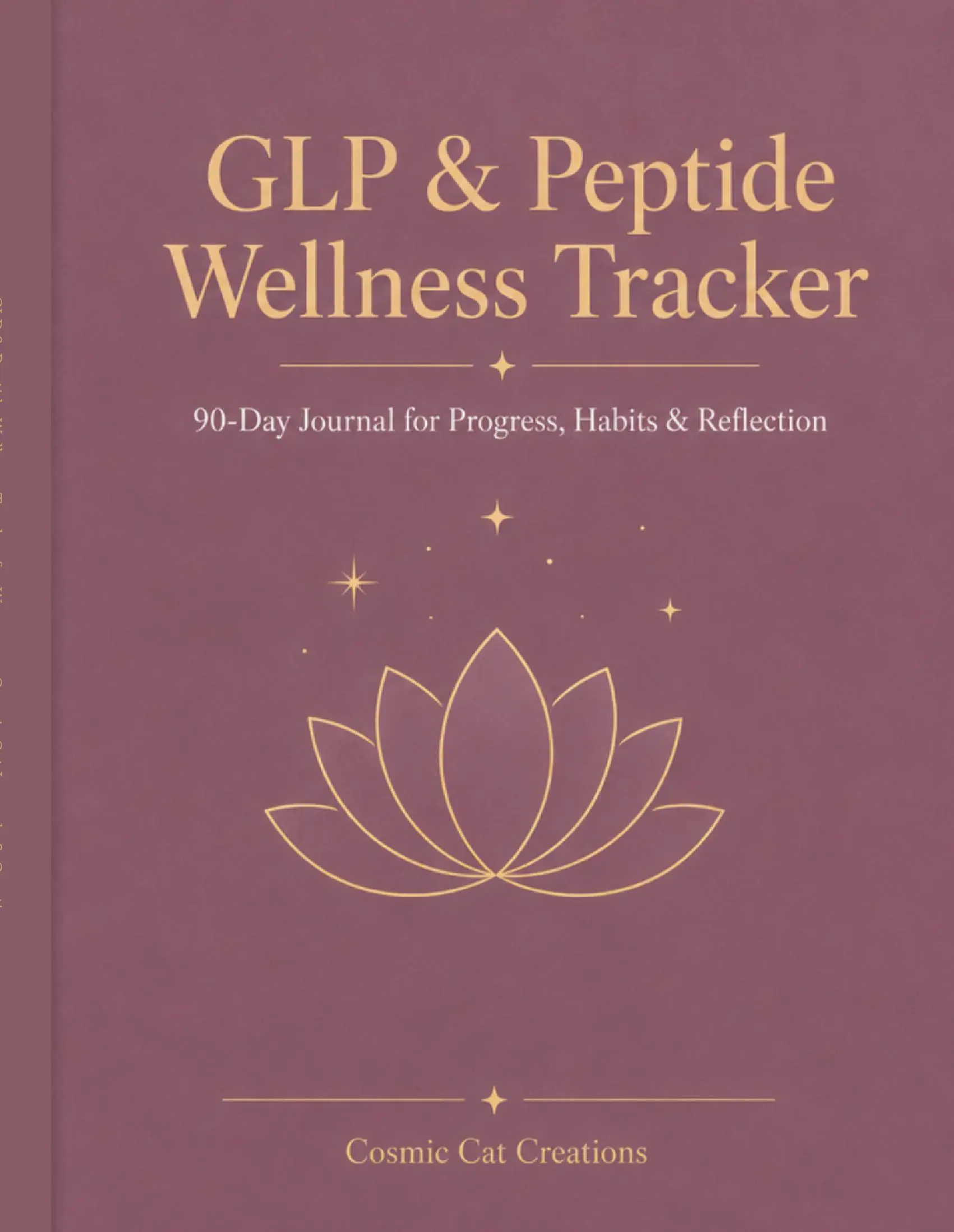 GLP & Peptide Wellness Tracker For Women