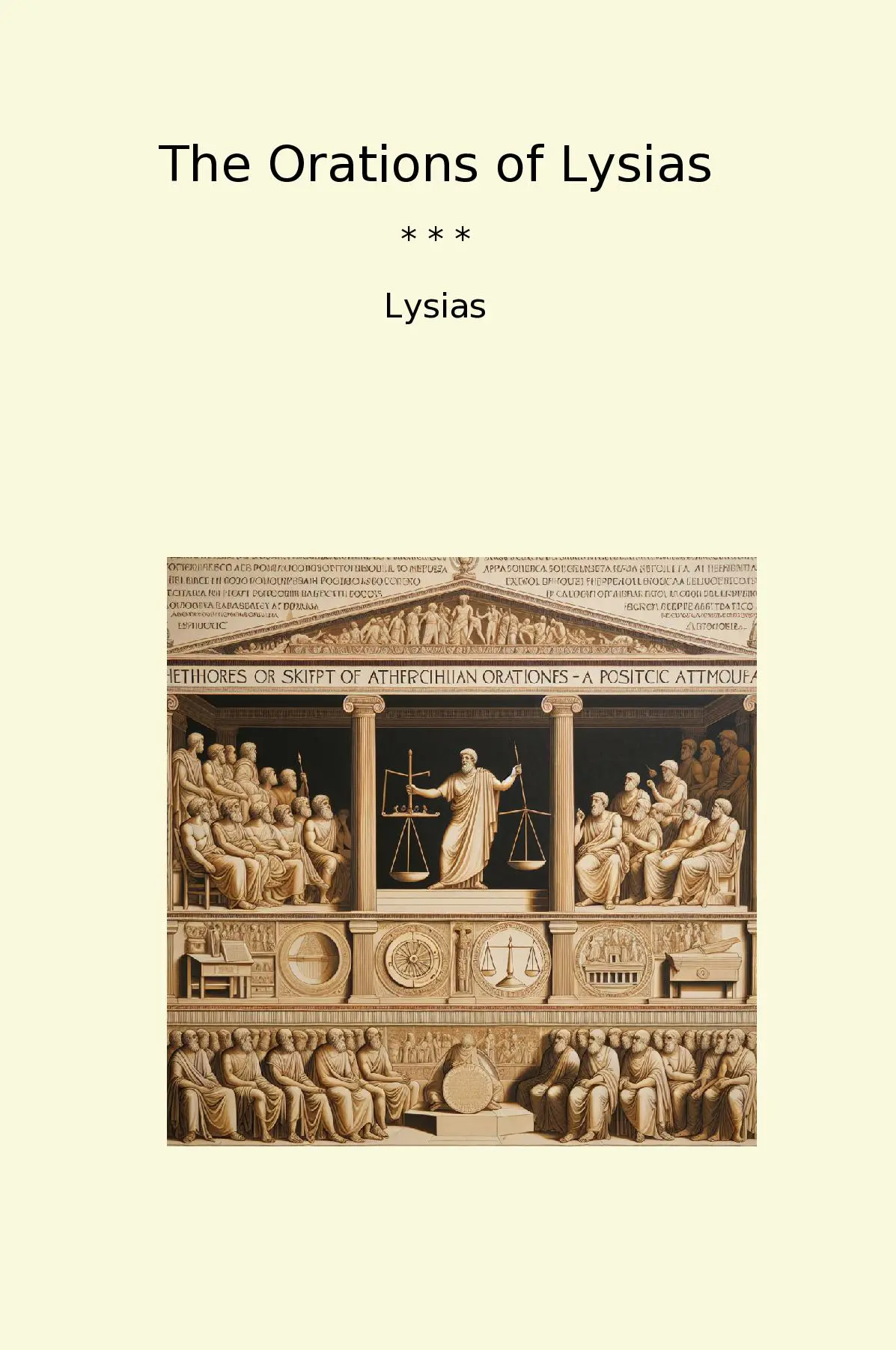 The Orations of Lysias