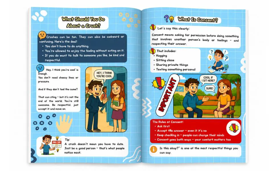 Puberty Book for Boys, A Friendly Guide for Growing Up with Confidence