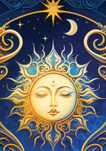 Sleeping Sun Spiral Notebook