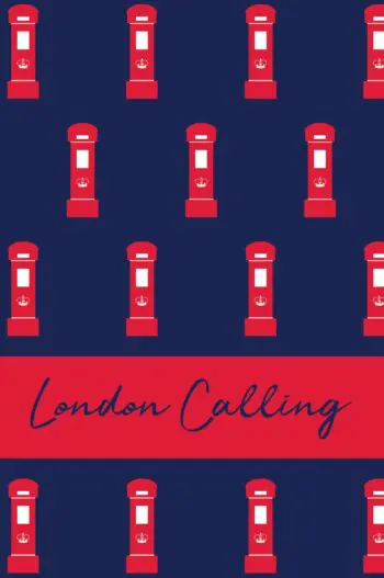 London Calling Notebook (6x9 Lined Perfect Bound)