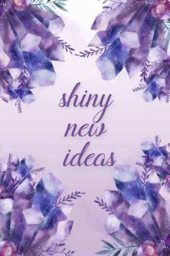 Shiny New Ideas Writer's Notebook (6x9 Dot Grid Perfect Bound)