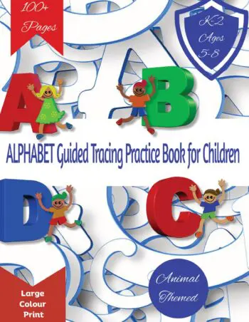 Alphabet Guided Tracing Book for Children-Perfect Your Penmanship and Learn the Written and Sign language Alphabet with Engaging Pictures and Coloring Pages